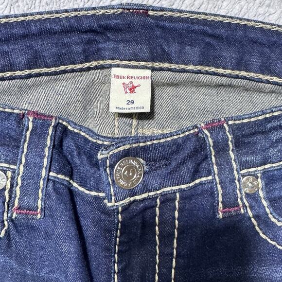 True Religion Halle Big T Dark Wash Denim Jeans Womens size 29 - Picture 3 of 12